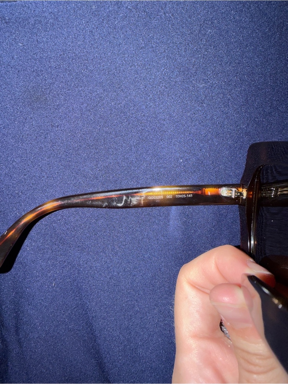 Gucci Tortoiseshell Square Sunglasses with Brown Gradient Lenses - Picture 6 of 8